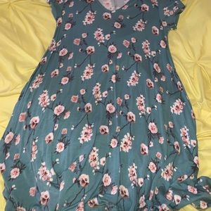 Floral T Shirt Dress